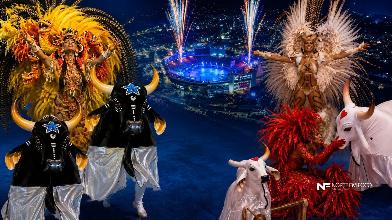 Caprichoso e Garantido abrem disputa do 59º Festival de Parintins com noite de encantamento e emoção
