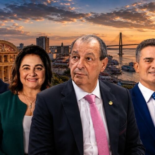 Pesquisa aponta Omar Aziz na liderança para o Governo do Amazonas; disputa pelo segundo turno segue acirrada