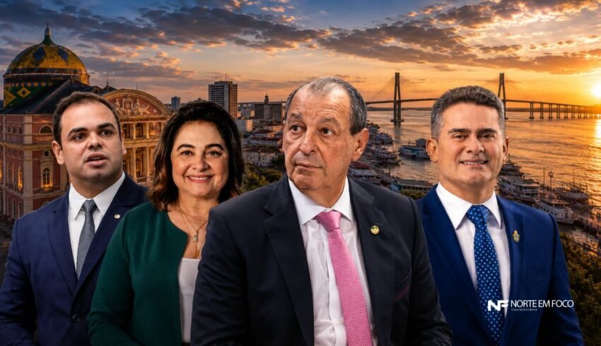 Pesquisa aponta Omar Aziz na liderança para o Governo do Amazonas; disputa pelo segundo turno segue acirrada