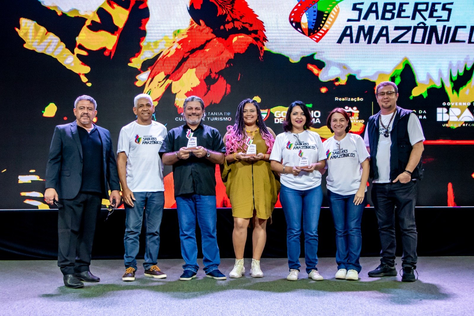 Reprodução/Organização e premiados Curta amazonense “Garrote” conquista o 3º lugar na Mostra Oficial do Festcine Saberes Amazônicos