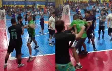 Técnico agride árbitro e provoca confusão durante partida de futsal no interior do Amazonas