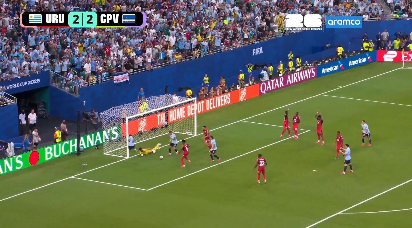 Uruguai e Cabo Verde ficam no empate em jogão eletrizante em Miami
