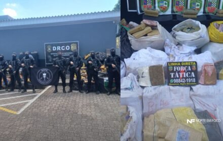 Quase cinco toneladas de drogas são apreendidas no Amazonas e causam prejuízo de mais de R$ 60 milhões ao crime organizado
