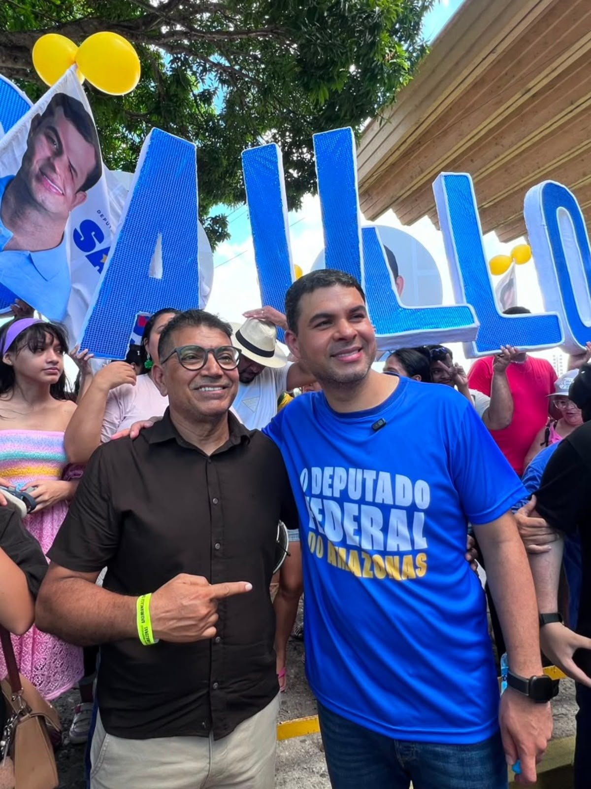 Saullo Vianna (MDB-AM) inicia a caminhada rumo à reeleição como deputado federal! Saullo Vianna inicia caminhada à reeleição com foco na continuidade do trabalho pelo Amazonas