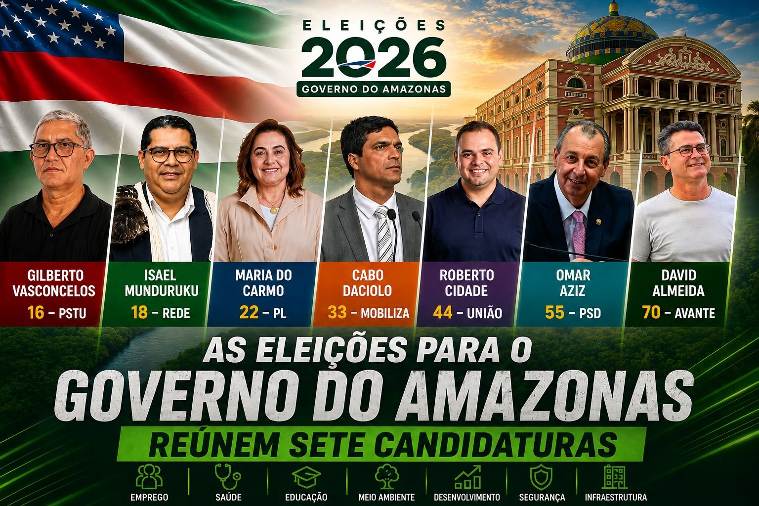 Amazonas 2026: sete visões para o futuro do estado