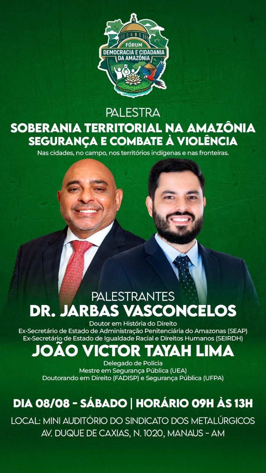 Fórum debate soberania territorial, segurança e combate à violência na Amazônia