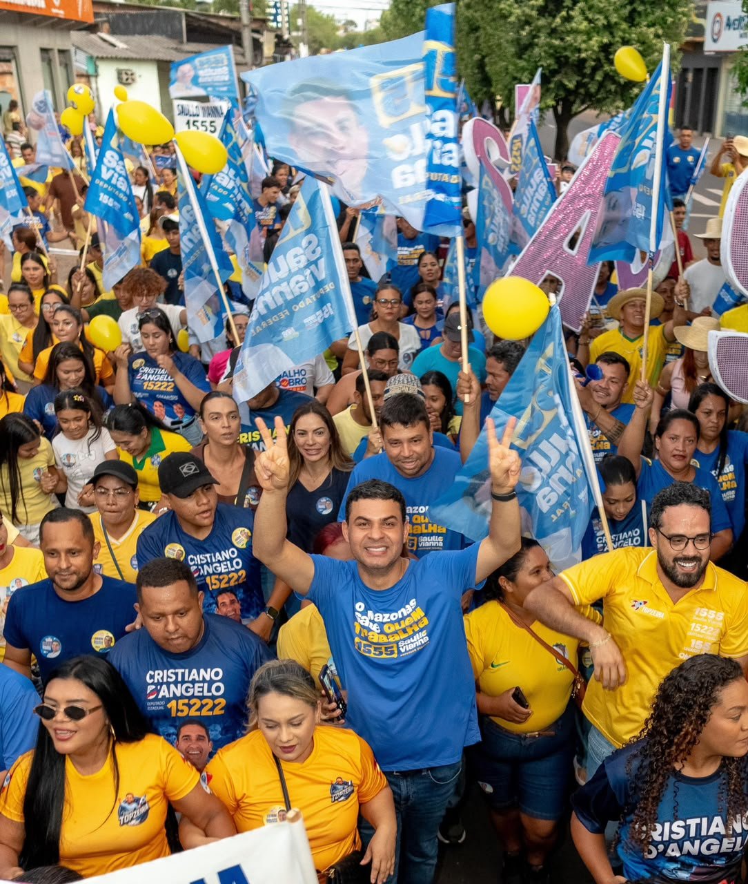 Em Manacapuru, Saullo Vianna reforça parceria com Cristiano D’Angelo no lançamento da campanha