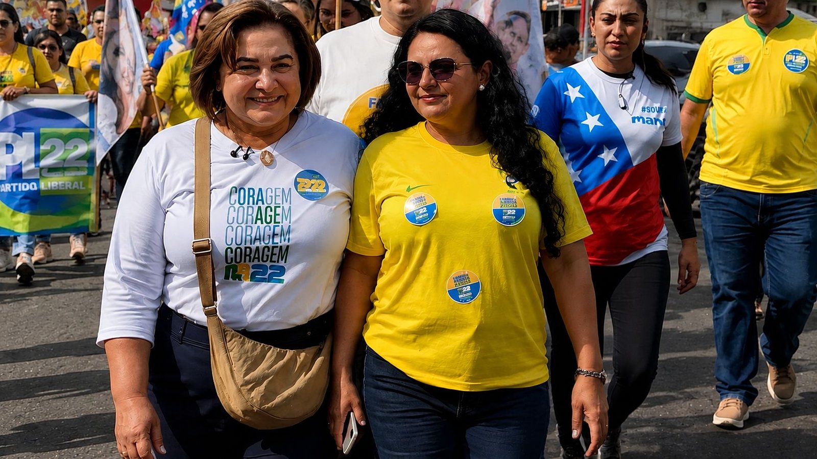 Andréa Abrantes participa de caminhada no Manoa e reforça propostas para educação, saúde e infraestrutura
