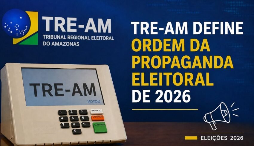 TRE-AM reorganiza propaganda eleitoral e define sequência para as Eleições 2026