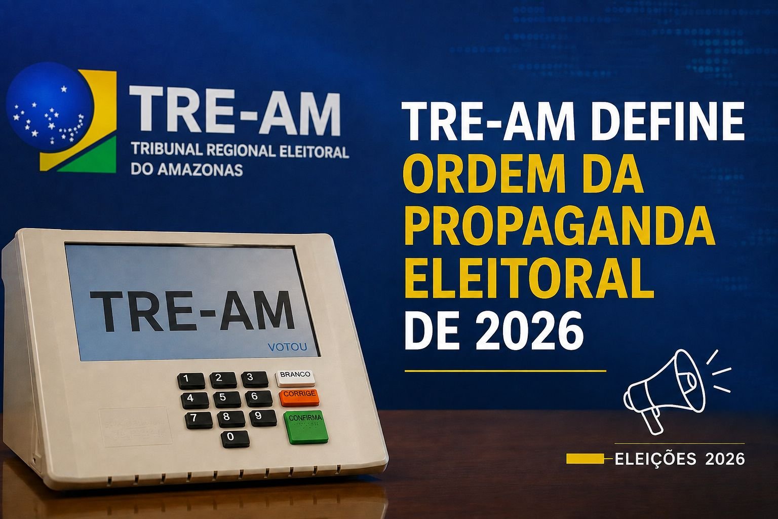 Foto: Canva, Chatgpt TRE-AM reorganiza propaganda eleitoral e define sequência para as Eleições 2026