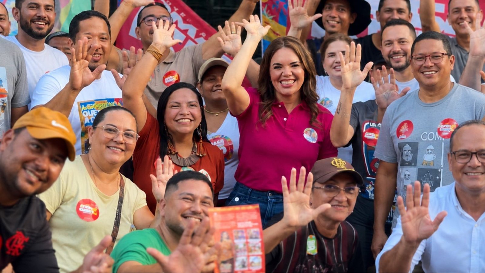 Anne Moura tem participação especial em caminhada realizada por Alessandra Campêlo no Coroado