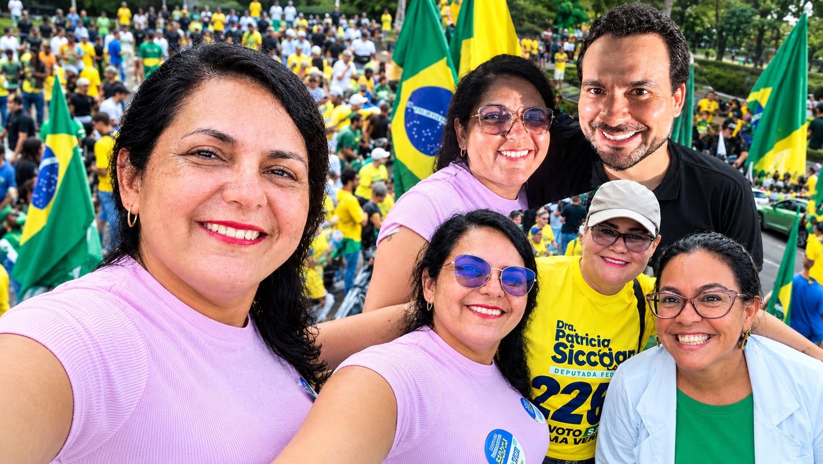 Andréa Abrantes participa da Motocarreata da Independência, realizada em Manaus, ao lado de apoiadores e lideranças políticas do Partido Liberal (PL) - Foto: Assessoria Andréa Abrantes participa de Motocarreata da Independência e reforça compromisso com a educação