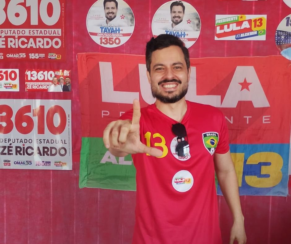 Delegado Tayah mobiliza a militância para atos e comitês pró-Lula em Manaus e Manacapuru