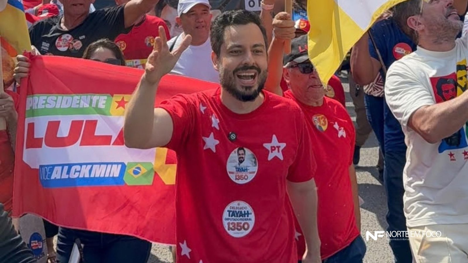 Delegado Tayah mobiliza Zona Leste de Manaus em ato pró-Lula neste sábado