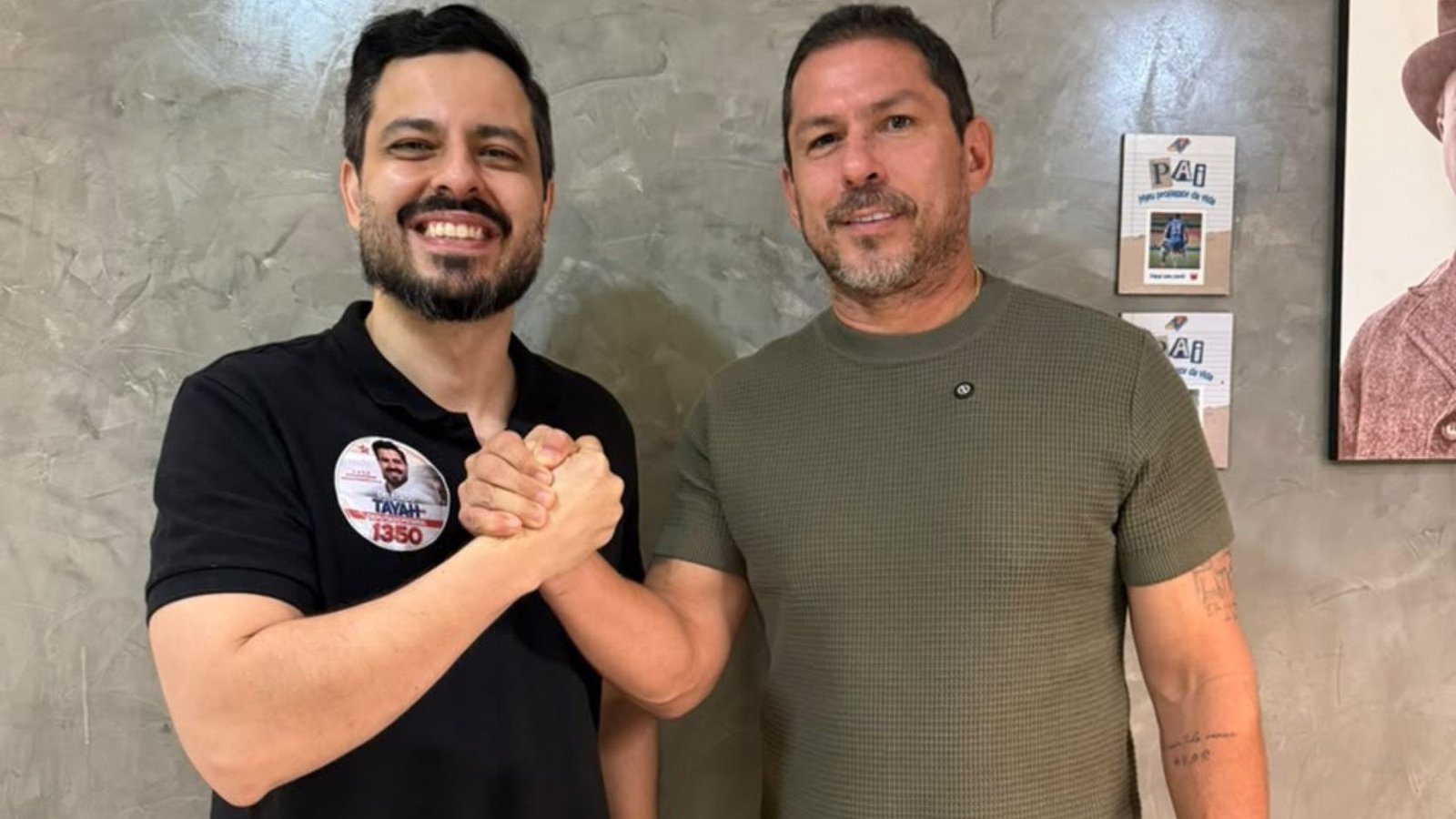 Candidato a deputado federal, Delegado João Tayah, e ex-deputado federal, Marcelo Ramos Ex-deputado federal Marcelo Ramos declara apoio a Delegado Tayah, candidato a deputado federal pelo PT