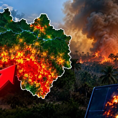 Queimadas disparam no Amazonas e focos de calor passam de 2,3 mil em setembro