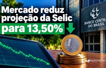 Mercado reduz projeção da Selic para 13,50%
