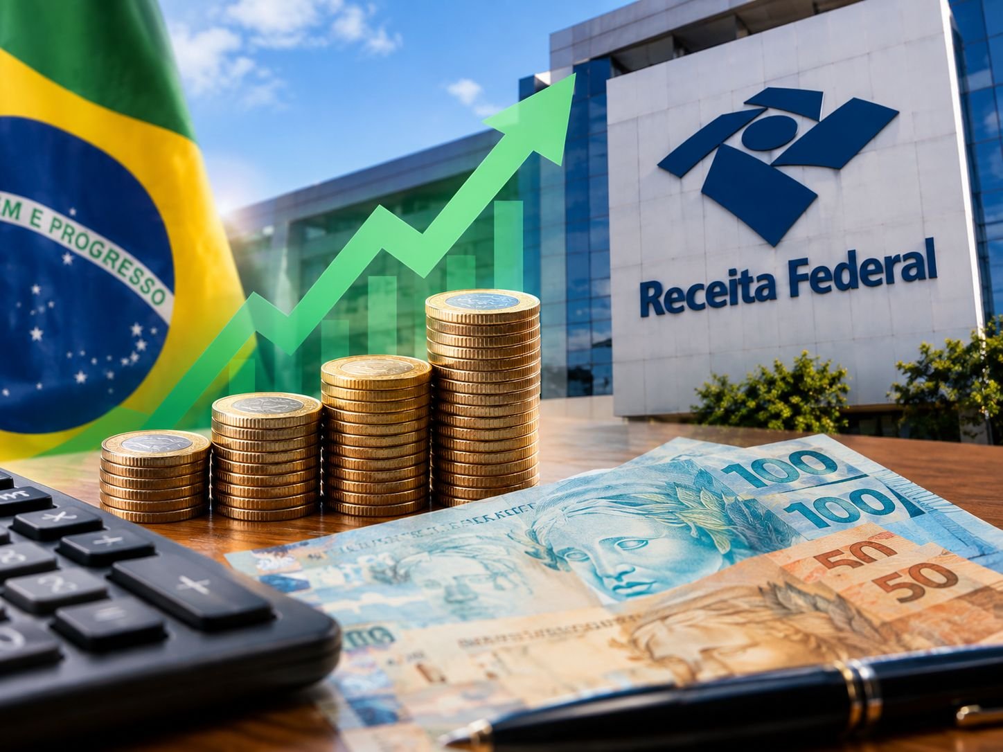 Arrecadação federal ultrapassa R$ 2 trilhões em oito meses