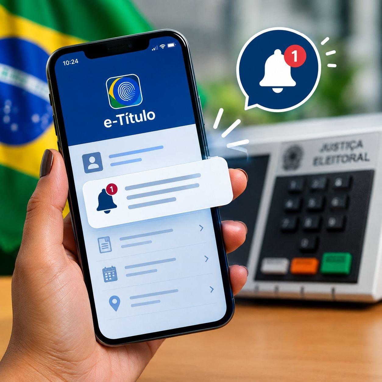 TSE reforça comunicação com eleitores pelo e-Título antes das Eleições 2026