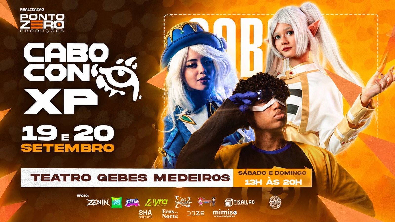 Games, cosplay e cultura pop: CABOCON XP estreia em Manaus nos dias 19 e 20 de setembro