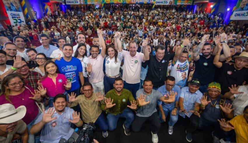 Omar lidera disputa pelo Governo do AM com 56% dos votos válidos, indica PoderData