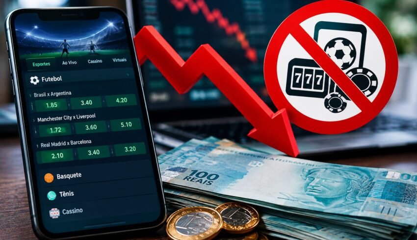 Movimentação das bets cai R$ 652 milhões por dia após proibição