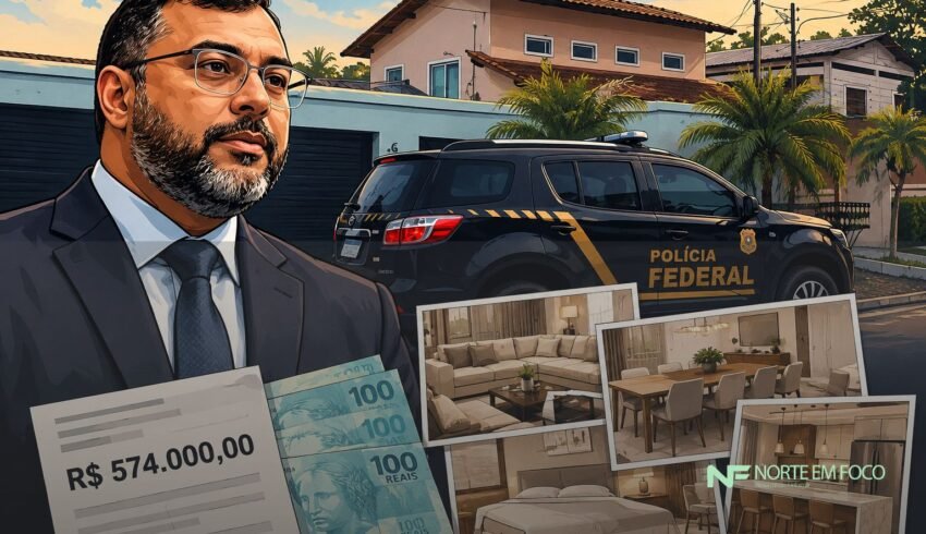 PF apura suspeita de lavagem de dinheiro em compra de móveis para casa usada por Wilson Lima