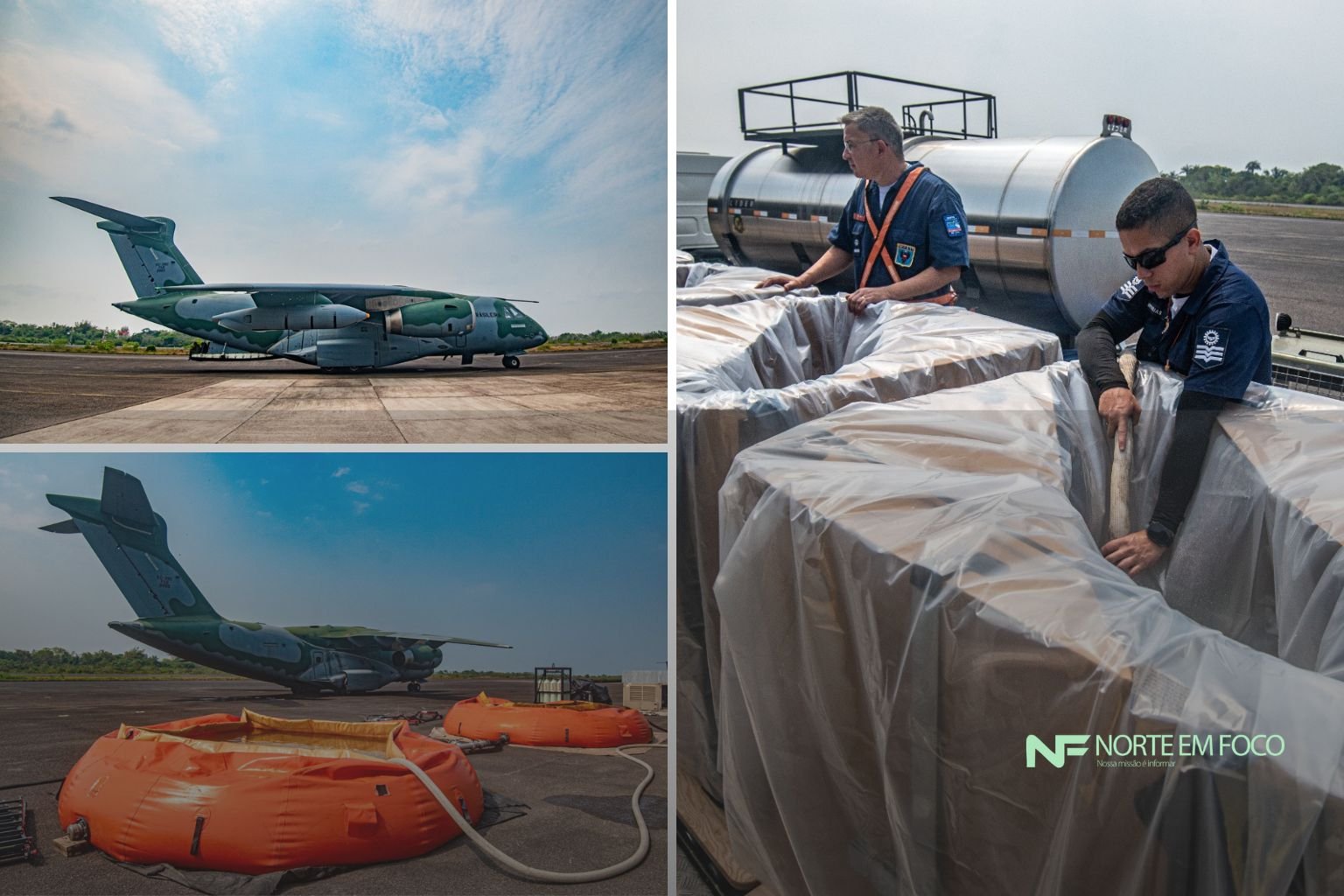 Chuva artifical: Avião KC-390 possui tecnologia de lançamento de água sobre incêndios florestais