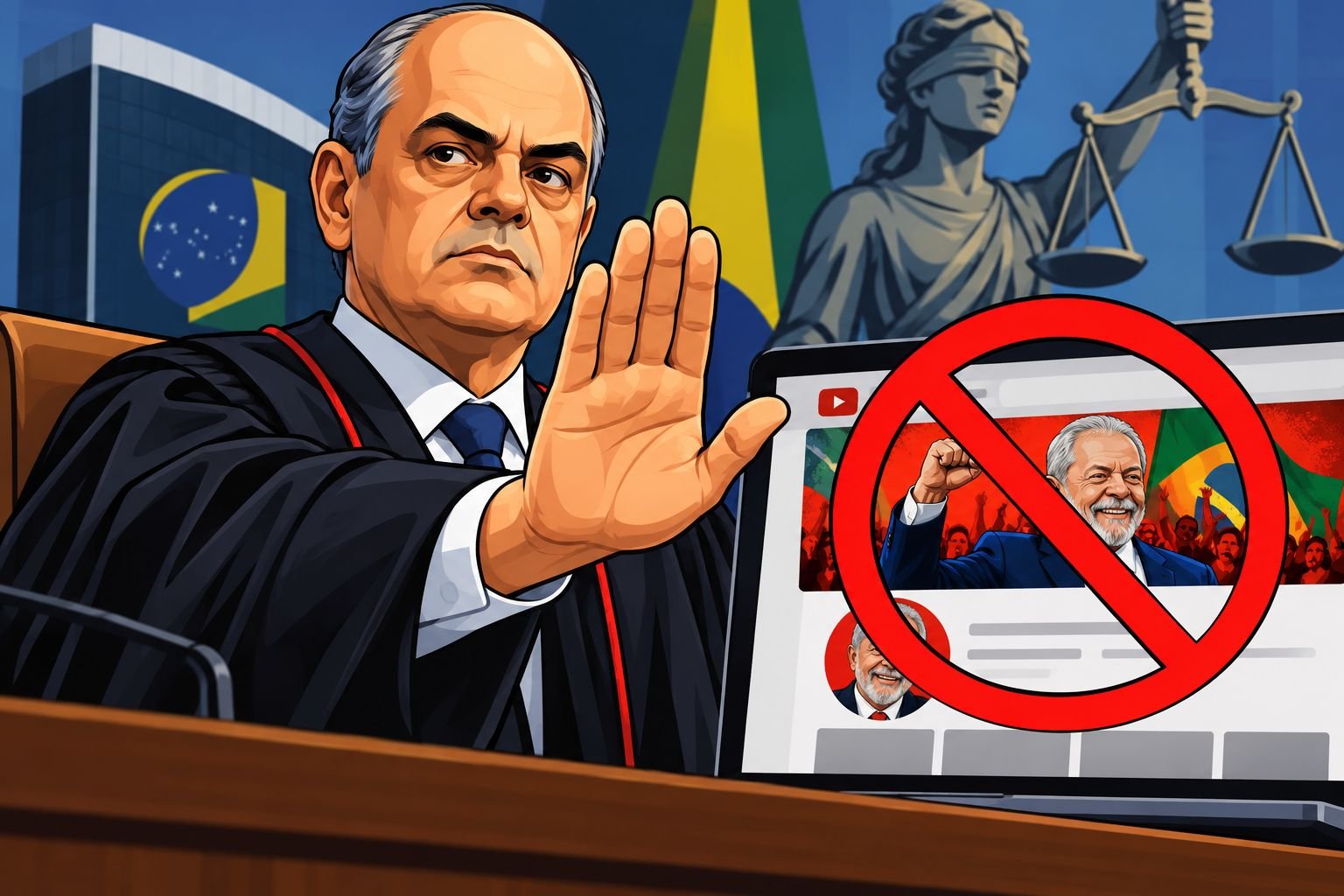 Ministro do TSE proíbe suspensão do canal Exército do Lula