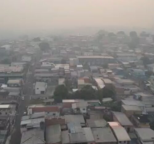 VÍDEO: Fumaça de queimadas eleva poluição em Manaus a nível perigoso; PM2,5 chega a 59 vezes a diretriz anual da OMS
