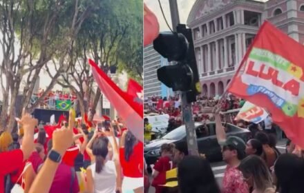Apoiadores de Lula fazem ato em Manaus e intensificam mobilização para o segundo turno